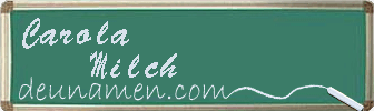 Carola Milch Visitenkarte